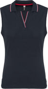 LADIES' SLEEVELESS POLO SHIRT | KA224