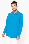 MEN'S LONG-SLEEVED PIQUÉ POLO SHIRT | KA256