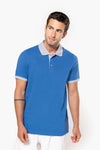 MEN'S TWO-TONE PIQUÉ POLO SHIRT | KA258