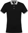 MEN'S TWO-TONE PIQUÉ POLO SHIRT | KA258