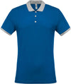 MEN'S TWO-TONE PIQUÉ POLO SHIRT | KA258