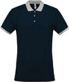 MEN'S TWO-TONE PIQUÉ POLO SHIRT | KA258