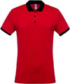 MEN'S TWO-TONE PIQUÉ POLO SHIRT | KA258