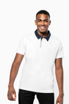 MEN'S TWO-TONE JERSEY POLO SHIRT | KA260