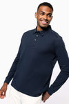 MEN'S LONG SLEEVED JERSEY POLO SHIRT | KA264