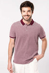 MEN'S TWO-TONE MARL POLO SHIRT | KA266