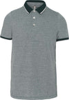 MEN'S TWO-TONE MARL POLO SHIRT | KA266