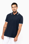 MEN'S 2 STRIPED SHORT SLEEVED POLOSHIRT | KA272