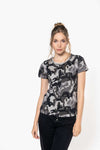 LADIES' SHORT-SLEEVED CAMO T-SHIRT | KA3031