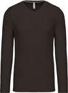 MEN'S LONG-SLEEVED V-NECK T-SHIRT | KA358