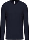 MEN'S LONG-SLEEVED V-NECK T-SHIRT | KA358