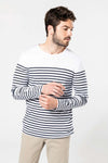 MEN’S LONG-SLEEVED BRETON STRIPE TOP | KA366