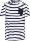 STRIPED SHORT SLEEVE SAILOR T-SHIRT WITH POCKET | KA378