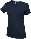 LADIES' SHORT-SLEEVED V-NECK T-SHIRT | KA381