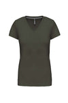 LADIES' SHORT-SLEEVED V-NECK T-SHIRT | KA381