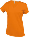 LADIES' SHORT-SLEEVED V-NECK T-SHIRT | KA381