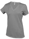 LADIES' SHORT-SLEEVED V-NECK T-SHIRT | KA381