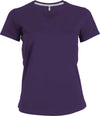 LADIES' SHORT-SLEEVED V-NECK T-SHIRT | KA381