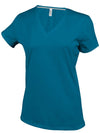 LADIES' SHORT-SLEEVED V-NECK T-SHIRT | KA381