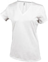 LADIES' SHORT-SLEEVED V-NECK T-SHIRT | KA381