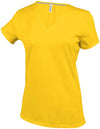 LADIES' SHORT-SLEEVED V-NECK T-SHIRT | KA381