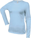 LADIES' LONG-SLEEVED CREW NECK T-SHIRT | KA383