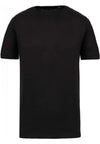 MEN'S SHORT-SLEEVED ORGANIC T-SHIRT WITH RAW EDGE NECKLINE | KA398