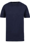 MEN'S SHORT-SLEEVED ORGANIC T-SHIRT WITH RAW EDGE NECKLINE | KA398