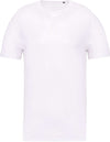 MEN'S SHORT-SLEEVED ORGANIC T-SHIRT WITH RAW EDGE NECKLINE | KA398