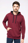 MEN'S CONTRAST HOODED SWEATSHIRT | KA446