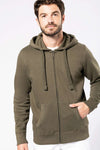 MEN'S FULL ZIP HOODED SWEATSHIRT | KA454