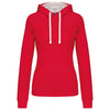 LADIES’ CONTRAST HOODED SWEATSHIRT | KA465