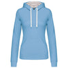 LADIES’ CONTRAST HOODED SWEATSHIRT | KA465