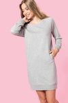 ORGANIC FLEECE LOUNGE DRESS | KA493