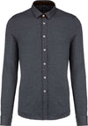 LONG-SLEEVED JACQUARD KNIT SHIRT | KA507