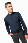 MEN'S LONG-SLEEVED MANDARIN COLLAR SHIRT | KA515