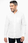 LONG-SLEEVED WASHED OXFORD COTTON SHIRT | KA516