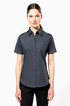 LADIES' SHORT-SLEEVED COTTON/ELASTANE SHIRT | KA532