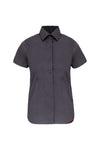 LADIES' SHORT-SLEEVED COTTON/ELASTANE SHIRT | KA532