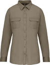 LADIES' LONG SLEEVED SAFARI SHIRT | KA591