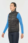 LADIES' LIGHTWEIGHT SLEEVELESS FAKE DOWN JACKET | KA6114