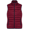 LADIES' LIGHTWEIGHT SLEEVELESS FAKE DOWN JACKET | KA6114