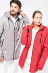 UNISEX HOODED JACKET WITH MICRO-POLARFLEECE LINING | KA6153