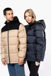 UNISEX BI-TONE PADDED JACKET WITH HOOD | KA6163