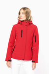 LADIES’ HOODED SOFTSHELL LINED PARKA | KA651