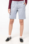 LADIES' WASHED EFFECT BERMUDA SHORTS | KA753