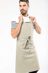 APRON WITH POCKET IN ORGANIC COTTON | KA8007