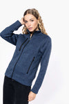 LADIES' FULL ZIP HEATHER JACKET | KA9107