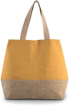 CANVAS & JUTE HOLD-ALL SHOPPER BAG | KI0235