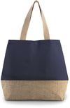 CANVAS & JUTE HOLD-ALL SHOPPER BAG | KI0235